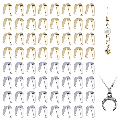 100 шт 2 цвета 201/304 защелки на скобах из нержавеющей стали