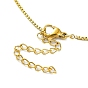 304 Stainless Steel Box Chain Necklaces, Sun Pendant Necklaces