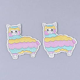 Computerized Embroidery Cloth Iron on/Sew on Patches, Appliques, Costume Accessories, Sheep