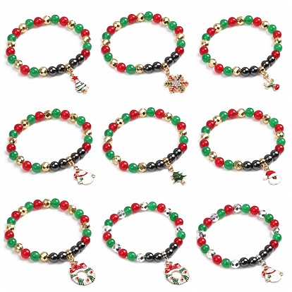 Stylish Gallstone Agate Christmas Jewelry Set for Festive Season