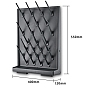 Plastic 27 Detachable Pegs Drying Rack, Laboratory Glassware Drying Rack, Wall Mount and Desk Stand, Lab Supply