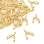 SHEGRACE Brass Ice Pick Pinch Bails, Cadmium Free & Nickel Free & Lead Free