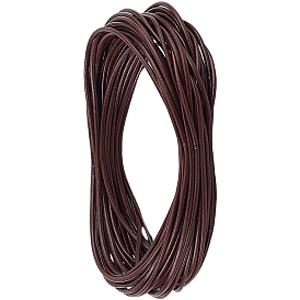 10 м коровьей кожаный шнур, кожаный шнур ювелирных изделий, ювелирные изделия DIY делает материал, круглые, окрашенные