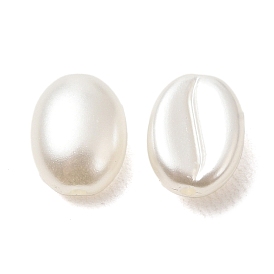 ABS Plastic Imitation Pearl Beads, Oval