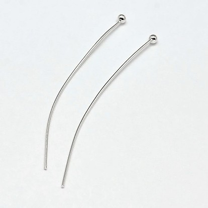 925 Sterling Silver Ball Head Pins