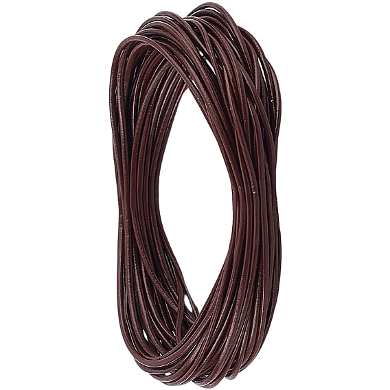 10 м коровьей кожаный шнур, кожаный шнур ювелирных изделий, ювелирные изделия DIY делает материал, круглые, окрашенные