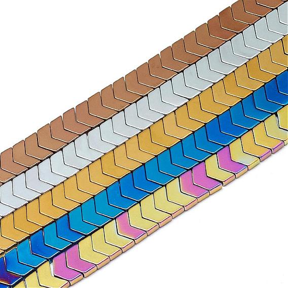 Electroplate Non-magnetic Synthetic Hematite Bead Strands