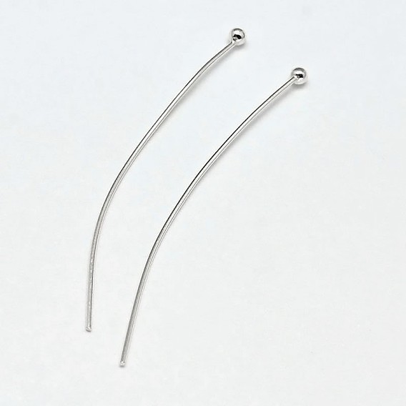 925 Sterling Silver Ball Head Pins