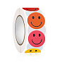 Round Dot Paper Self-adhesive Smiling Face Reward Stickers, Teacher Created Resources Decals, for Kids Teachers
