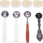 DIY Craft Tools, with Alloy Wax Sticks Melting Spoon and Candle
