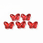 Transparent Glass Beads, Butterfly