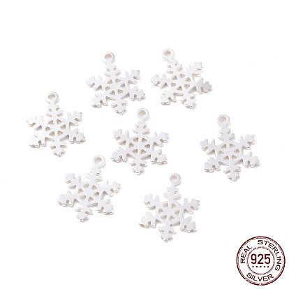 925 Sterling Silver Pendants, Snowflake