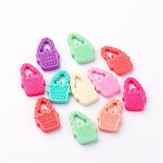 Opaque Acrylic Pendants, Basket