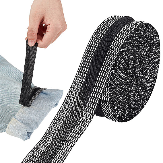 10 м полиэфирная лента, для аксессуаров для одежды, Рулон ленты с утюгом на подоле для костюмных брюк, джинсов, брюк, одежды, одежды, юбок