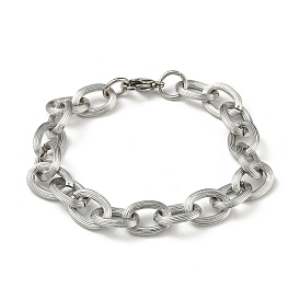 201 Stainless Steel Cable Chain Bracelets