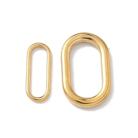 304 нержавеющей стали связывающий кольца, овальные, ионное покрытие (ip)