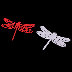 Dragonfly Frame Carbon Steel Cutting Dies Stencils, for DIY Scrapbooking/Photo Album, Decorative Embossing DIY Paper Card