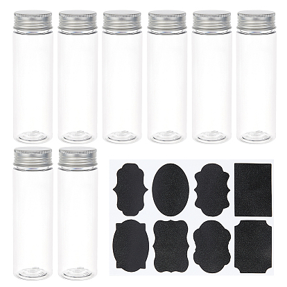 DIY-Kit, mit Tafelaufkleberaufklebern, selbstklebende Aufkleber und Aufbewahrungsbox aus Kunststoff, mit aluminium flaschenverschluss