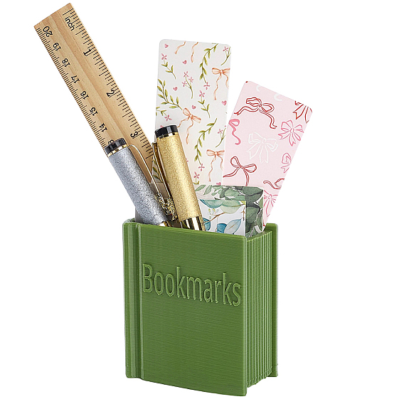 PET Book Shaped Bookmark Holder