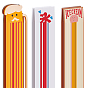 2 Styles Wooden Memo Clip, Message Note Photo Stand Holder, 3D Rectangle & Beer with Word, for Office Desktop Decoration