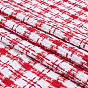 Tartan Chemical Fiber Fabric, for Garment Accessories