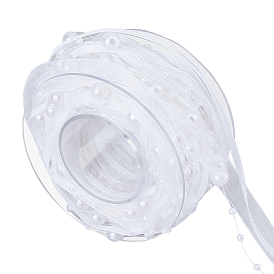 10 м полиэфирная лента, с абс бисера, для украшения дома, обивка, занавес