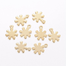 201 Stainless Steel Charms, Flower