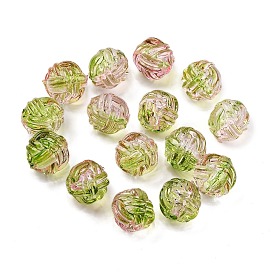 769Pcs Transparent Two Tone Acrylic Beads, Round