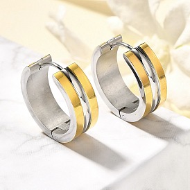 304 серьги из нержавеющей стали для женщин, с 316 ушными шпильками из хирургической нержавеющей стали, ионное покрытие (ip), кольцо