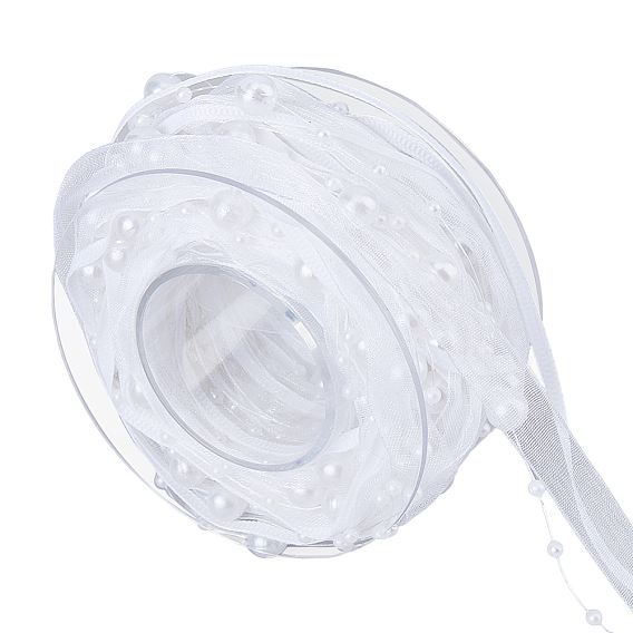 10 м полиэфирная лента, с абс бисера, для украшения дома, обивка, занавес