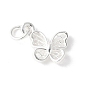 925 полые серебряные подвески-бабочки, с печатью 925