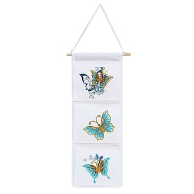 Creative Diamond Painting Hanging Storage Bag Set, Craft Storage Hanging Bag, Diamond Butterfly Style