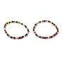 Natural Color Agate Beads Stretch Bracelets