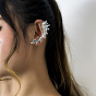 Sweet and Cool Diamond Outline Elf Ear Cuff - Exaggerated Single Alloy Earring for Women.