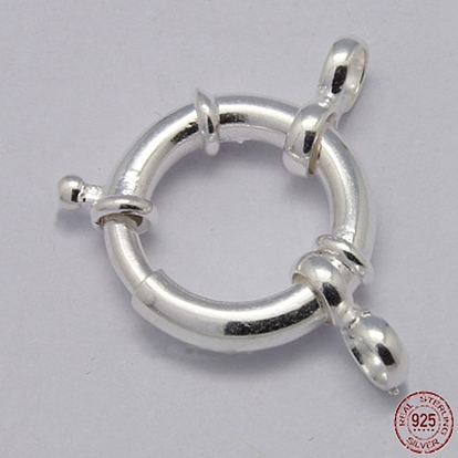 925 застежки из стерлингового серебра с пружинными кольцами
