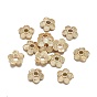 Brass Bead Caps, 5-Petal, Flower
