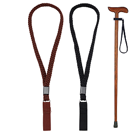 2шт. 2 цвета нейлоновые ремешки для трости, петля на запястье для костыля, веревки-трости для пожилых людей