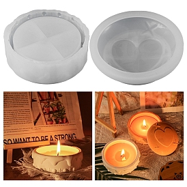 Silicone Candle Holder Molds, Storage Molds, Resin Casting Molds, for UV Resin, Epoxy Resin Craft Making