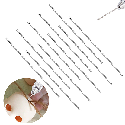 2 пакеты из нержавеющей стали для инструмента для пересадки волос куклы, принадлежности для кукольных причесок