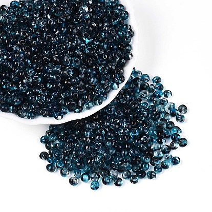 6/0 стеклянные бусины градиентного цвета, прозрачные цветные бахрома каплевидные бусины