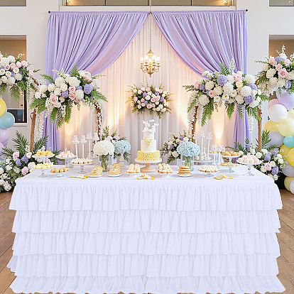 Скатерть из ткани, для праздничных украшений, аксессуары для украшения праздничного стола