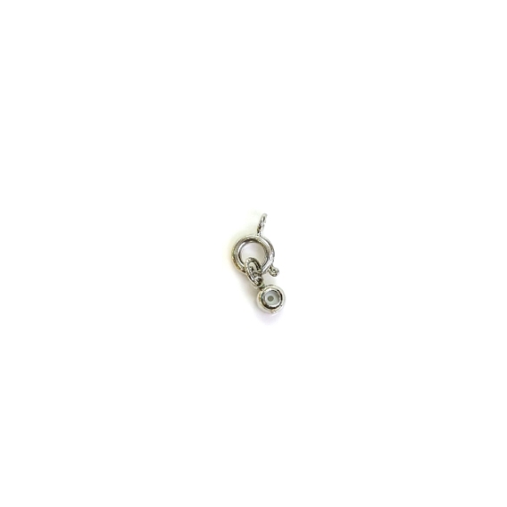 Brass Spring Ring Clasps and Silicone Beads