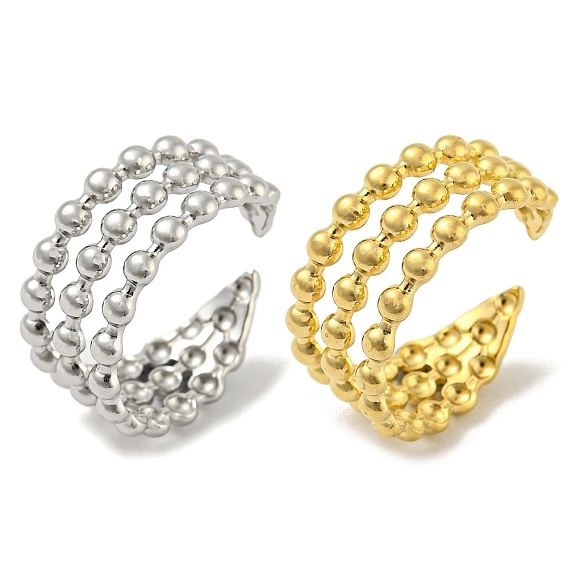 304 открытая манжета из нержавеющей стали, плоские круглые широкие кольца