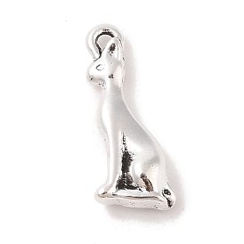Tibetan Style Alloy Pendants, Fox, Cadmium Free & Lead Free, 19x8x4mm, Hole: 1.5mm, about 925pcs/1000g