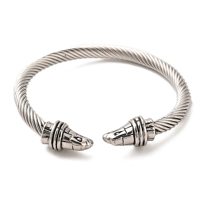 304 Stainless Steel Eagle Cuff Bangles, Torque Bangles