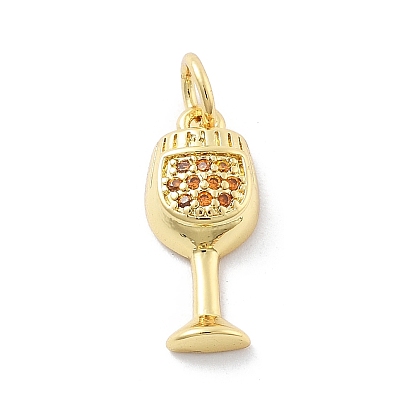 Латунные микро проложить кубического циркония подвески, чаши для кубков, с целью перехода в кольце, без кадмия и без свинца, стойки покрытие, долговечный