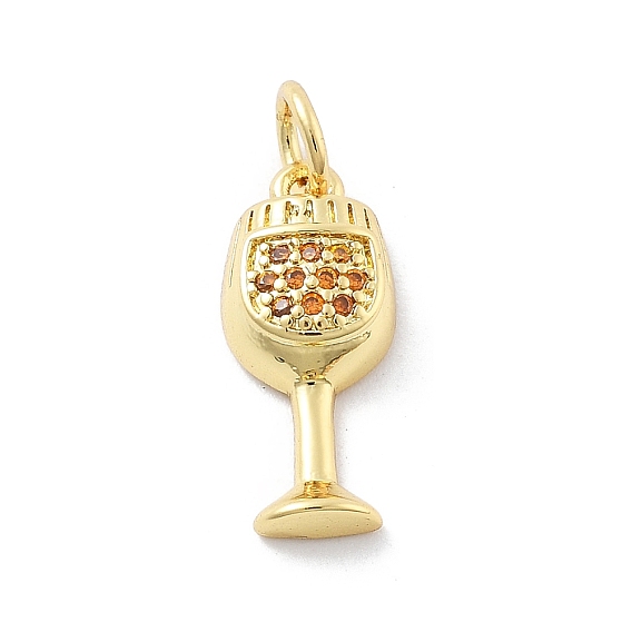 Латунные микро проложить кубического циркония подвески, чаши для кубков, с целью перехода в кольце, без кадмия и без свинца, стойки покрытие, долговечный