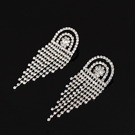Elegant and Sparkling Diamond Earrings - Stylish and Charming