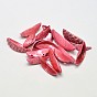 Dyed Natural Shell Half Moon Beads, 17~26x8~15x5~7mm, Hole: 1mm, about 650pcs/500g