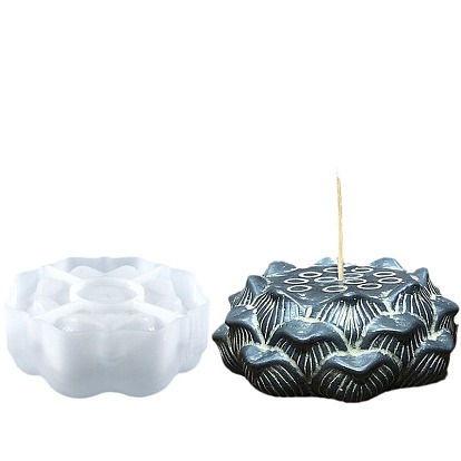 DIY Silicone Lotus Display Decoration Molds, Resin Casting Molds, for UV Resin, Epoxy Resin Craft Making
